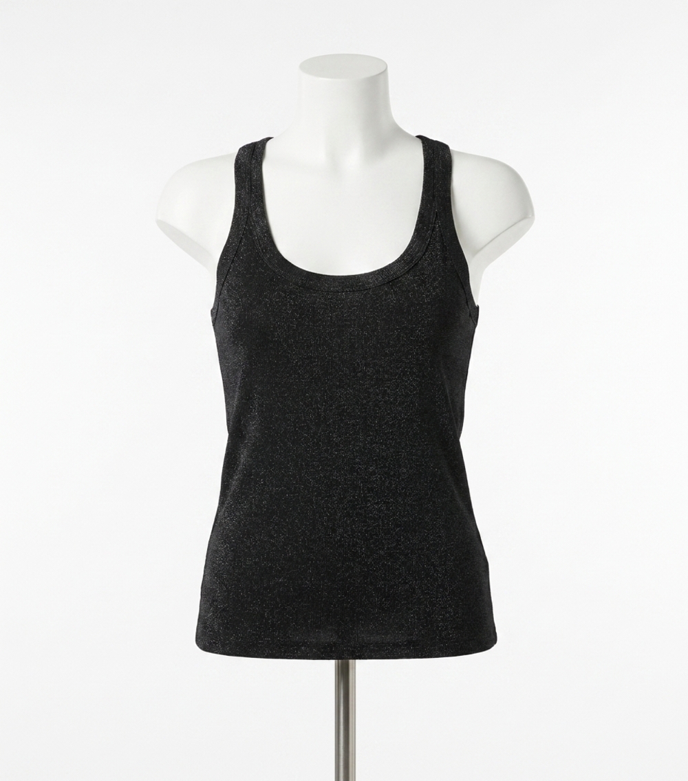 NEW SUNDAYS wood tank in black